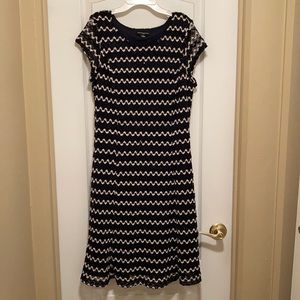 Pretty Navy and White Dress